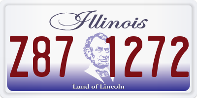 IL license plate Z871272