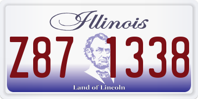 IL license plate Z871338