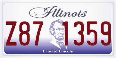 IL license plate Z871359