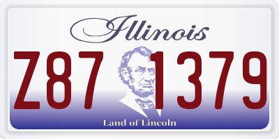 IL license plate Z871379
