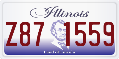 IL license plate Z871559