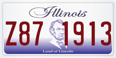 IL license plate Z871913