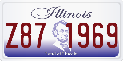IL license plate Z871969