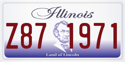 IL license plate Z871971