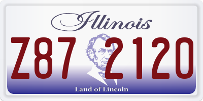 IL license plate Z872120