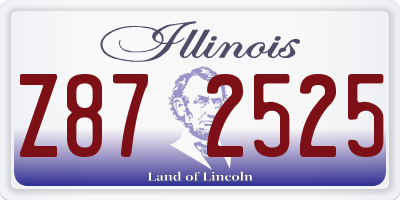 IL license plate Z872525
