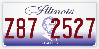 IL license plate Z872527