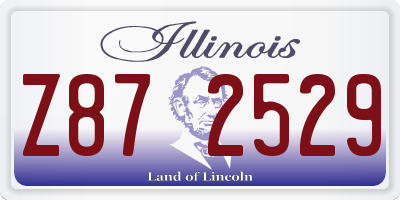 IL license plate Z872529