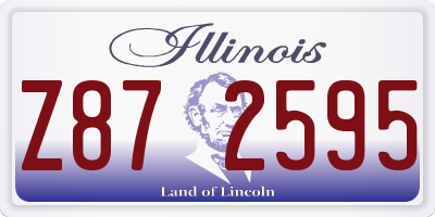 IL license plate Z872595