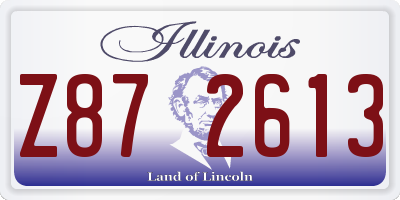 IL license plate Z872613