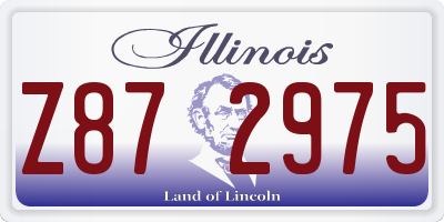 IL license plate Z872975
