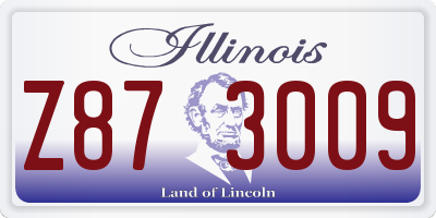 IL license plate Z873009