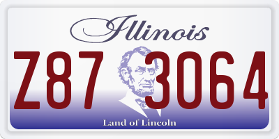 IL license plate Z873064