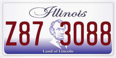 IL license plate Z873088