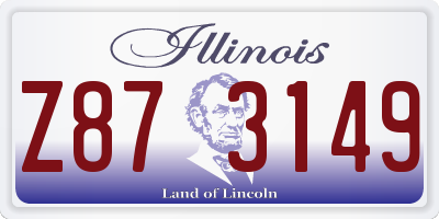 IL license plate Z873149