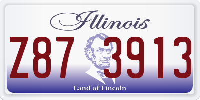 IL license plate Z873913