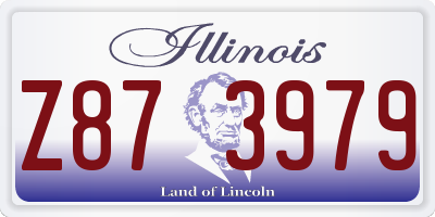 IL license plate Z873979