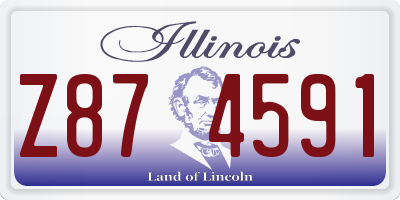 IL license plate Z874591