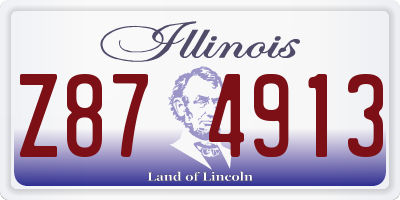 IL license plate Z874913