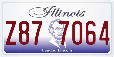 IL license plate Z877064