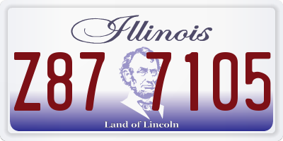 IL license plate Z877105