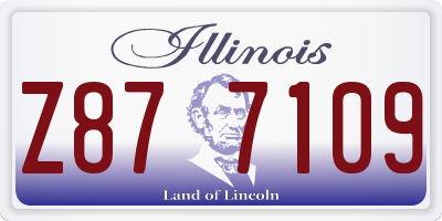 IL license plate Z877109