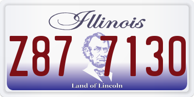 IL license plate Z877130