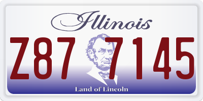 IL license plate Z877145