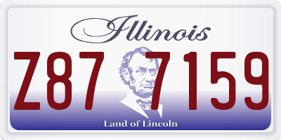 IL license plate Z877159