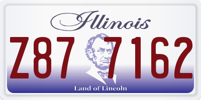 IL license plate Z877162
