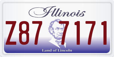 IL license plate Z877171