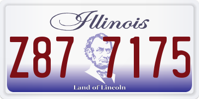 IL license plate Z877175