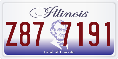 IL license plate Z877191
