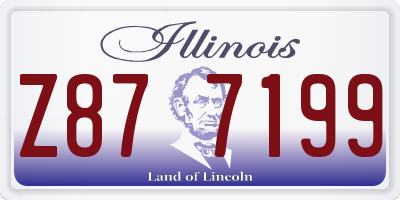 IL license plate Z877199