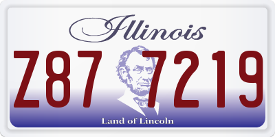 IL license plate Z877219