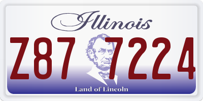 IL license plate Z877224
