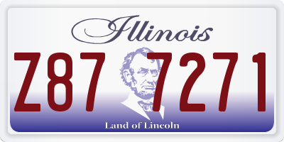 IL license plate Z877271