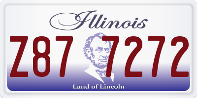 IL license plate Z877272