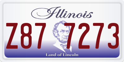 IL license plate Z877273