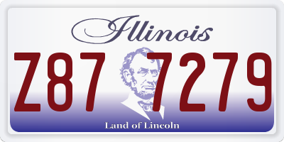 IL license plate Z877279