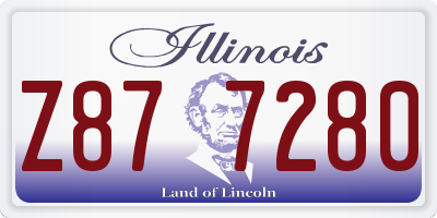 IL license plate Z877280