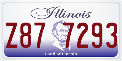 IL license plate Z877293