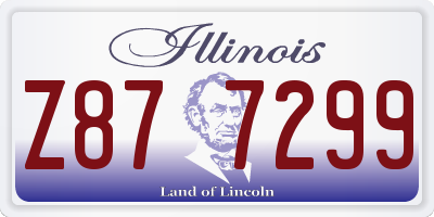 IL license plate Z877299