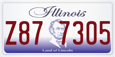 IL license plate Z877305
