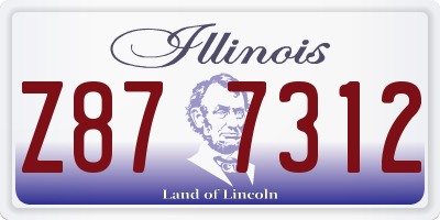 IL license plate Z877312