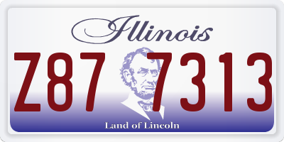 IL license plate Z877313