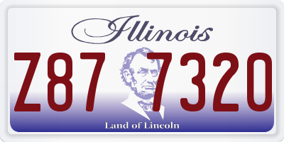 IL license plate Z877320