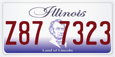 IL license plate Z877323