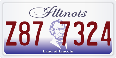 IL license plate Z877324