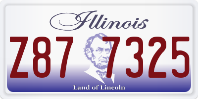 IL license plate Z877325